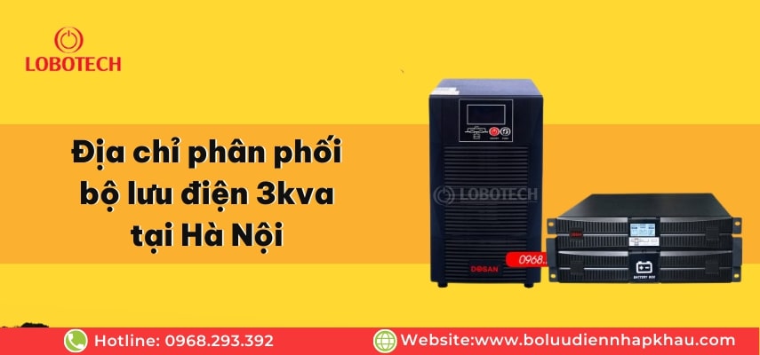 Địa chỉ phân phối bộ lưu điện 3kva tại Hà Nội