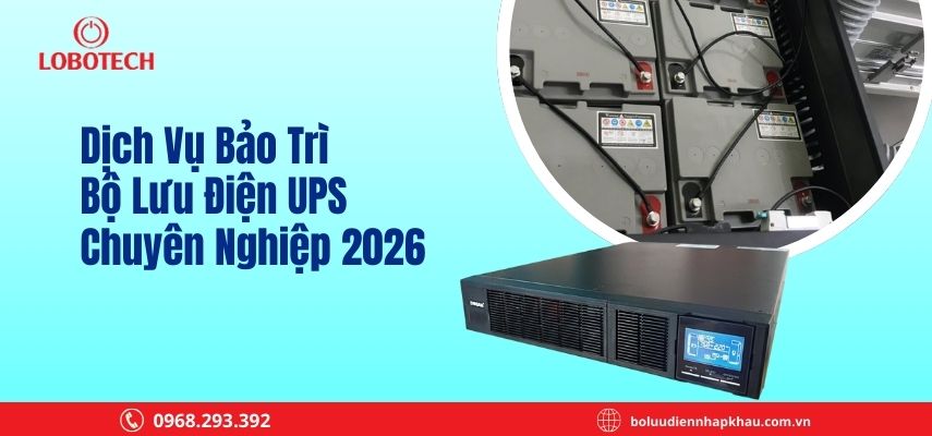 Dịch vụ bảo trì bộ lưu điện UPS chuyên nghiệp 2026