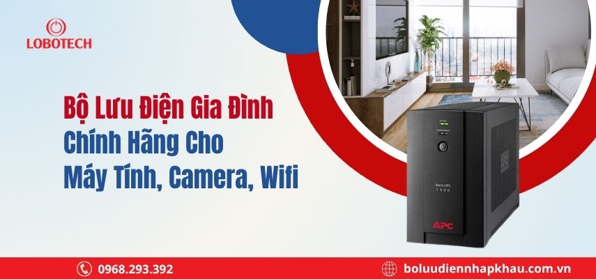 Bộ Lưu Điện Gia Đình Chính Hãng Cho Máy Tính, Camera, Wifi