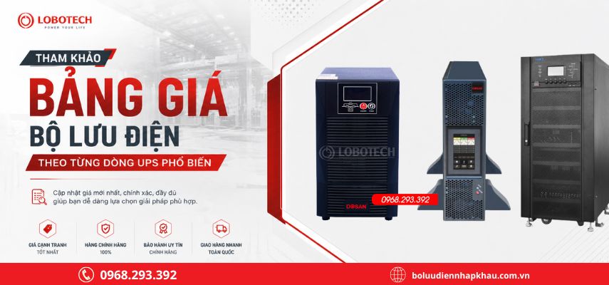 Tham khảo bảng giá bộ lưu điện theo từng dòng UPS phổ biến